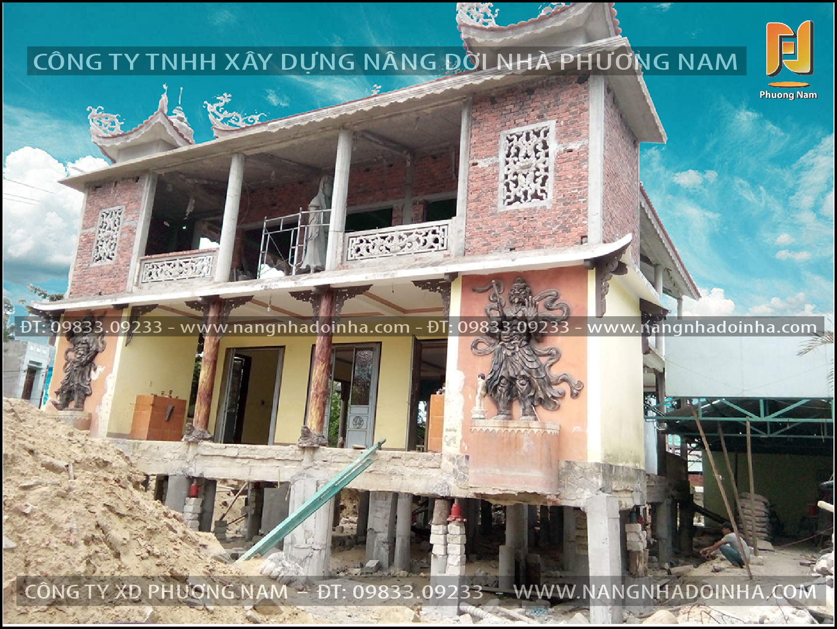 Thần đèn Cẩm Lũy, nâng nhà, dời nhà,